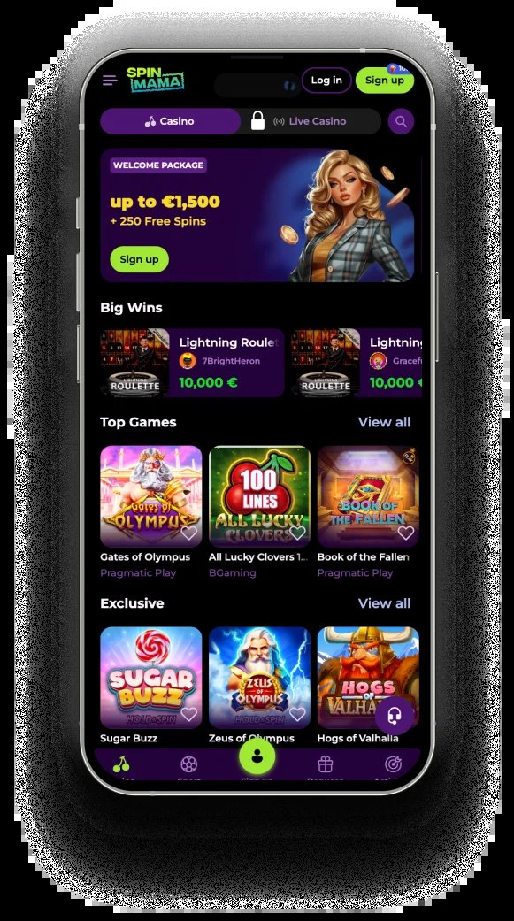 Spain - spinmama login